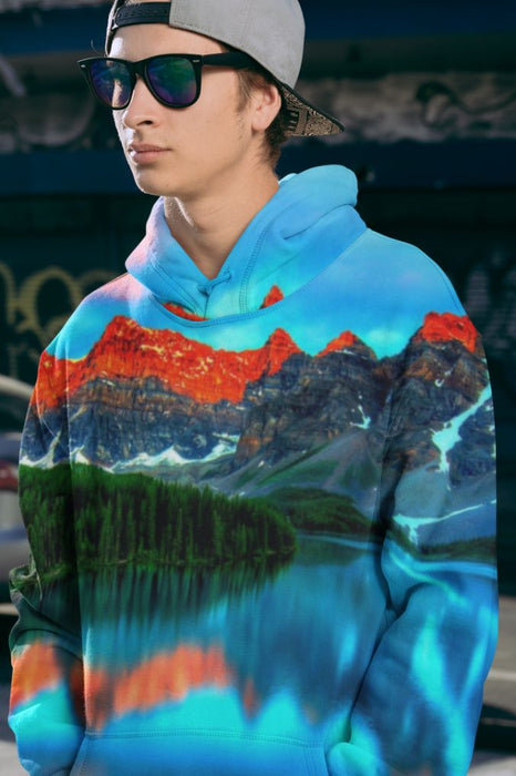 Magical Place Men Sublimation Hoodie