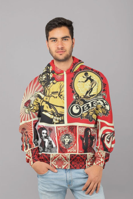 OBEY Art Men Sublimation Hoodie