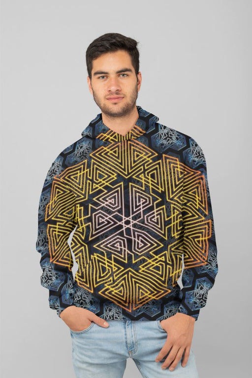 Patrotic  Flag (2) Men Sublimation Hoodie