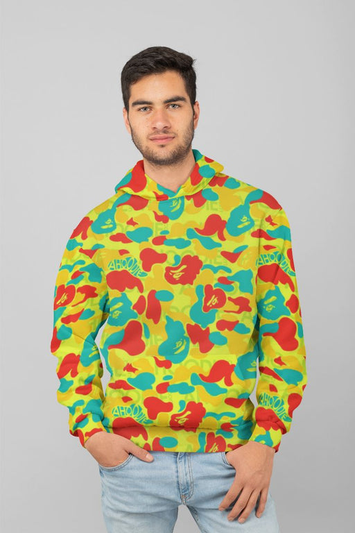 Pegged Camofludge (3) Men Sublimation Hoodie