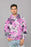Pink Pixelate Camofludge Men Sublimation Hoodie