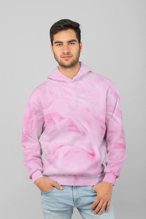 Quzuss Pink Men Sublimation Hoodie