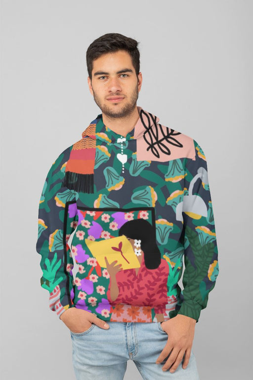 Reading All day (1) Men Sublimation Hoodie