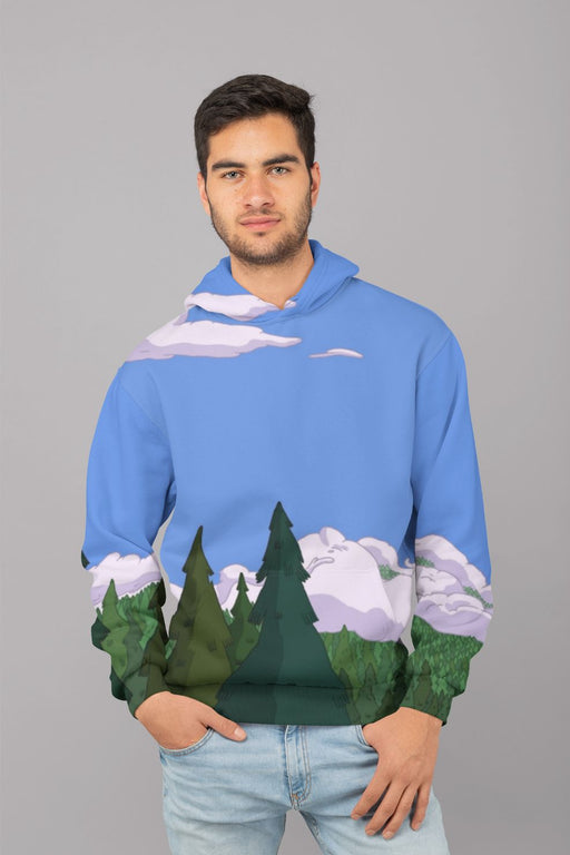 Sky Nature Men Sublimation Hoodie