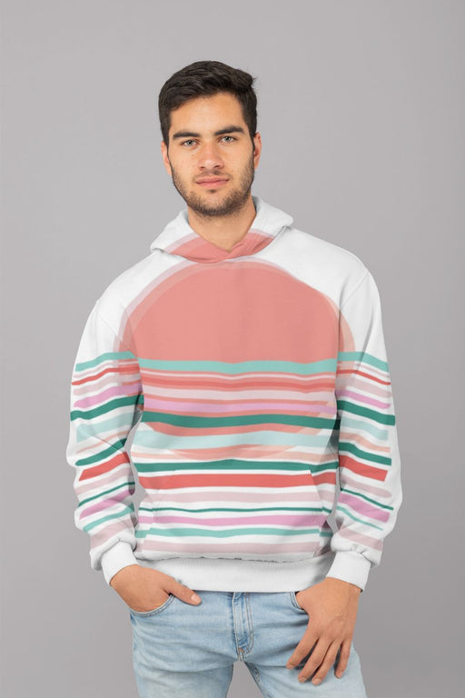 Sunset Abstract Men Sublimation Hoodie