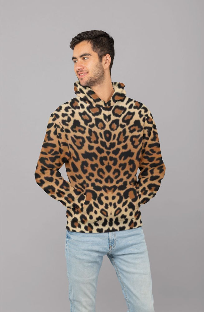 Tiger Print Men Sublimation Hoodie