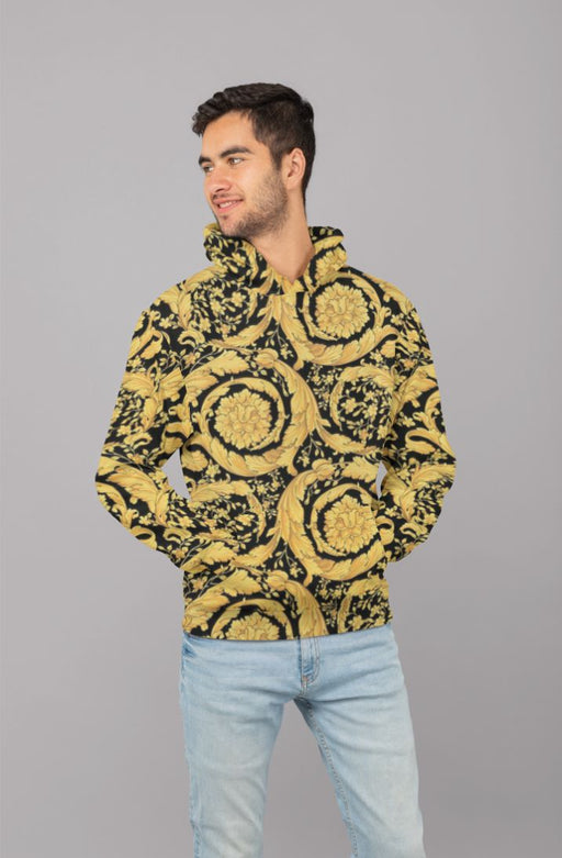 Trance Abstract Pattern Men Sublimation Hoodie