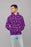 Trance Purple Campfludge Men Sublimation Hoodie