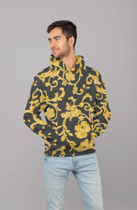 Trance Royal Pattern Men Sublimation Hoodie