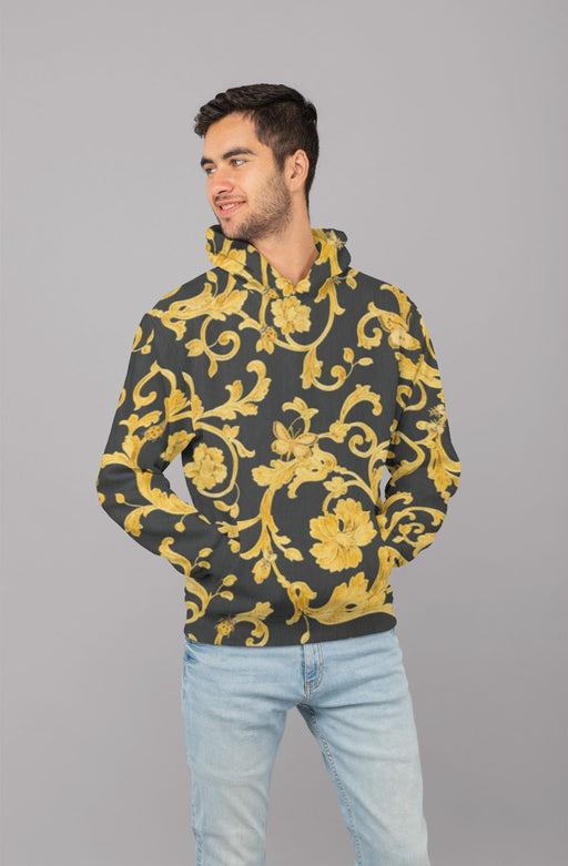 Trance Royal Pattern Men Sublimation Hoodie