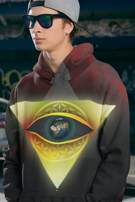 illuminate eye Men Sublimation Hoodie