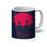 VIRGIN TEEZ Homeware 11oz Retro Shadows Mug