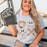 Retro Smiley Baseball Tee