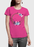 Aneeq Arshad Women T-Shirt SMALL / Pink Ring Floral Half Sleeves Women T-shirt