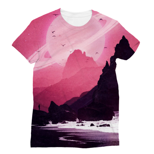 VIRGIN TEEZ Men T-Shirts XS Roseate Classic Sublimation Women's T-Shirt