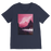 VIRGIN TEEZ Men T-Shirts Navy / Unisex / S Roseate Premium V-Neck T-Shirt