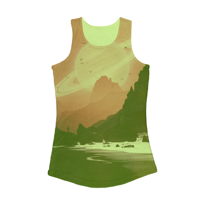 VIRGIN TEEZ Women Tank top Electric Green / XS Roseate Women Performance Tank Top