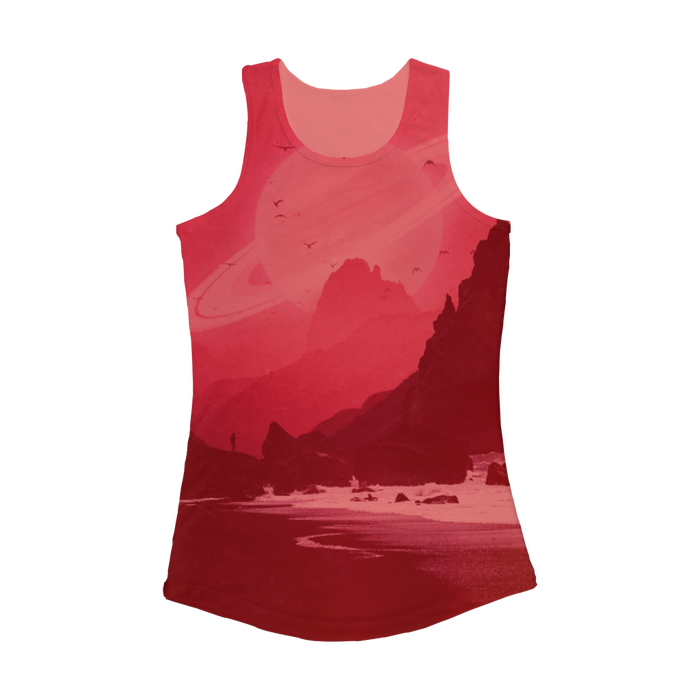 VIRGIN TEEZ Women Tank top Electric Pink / XS Roseate Women Performance Tank Top