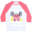 Virgin Teez  Baseball Tee Unisex Classic Baseball Tee / x-small / White/Neon Pink RUN LIKE HENRY CAVILL IS WAITING AT THE FINISH LINE BASEBALL TEE