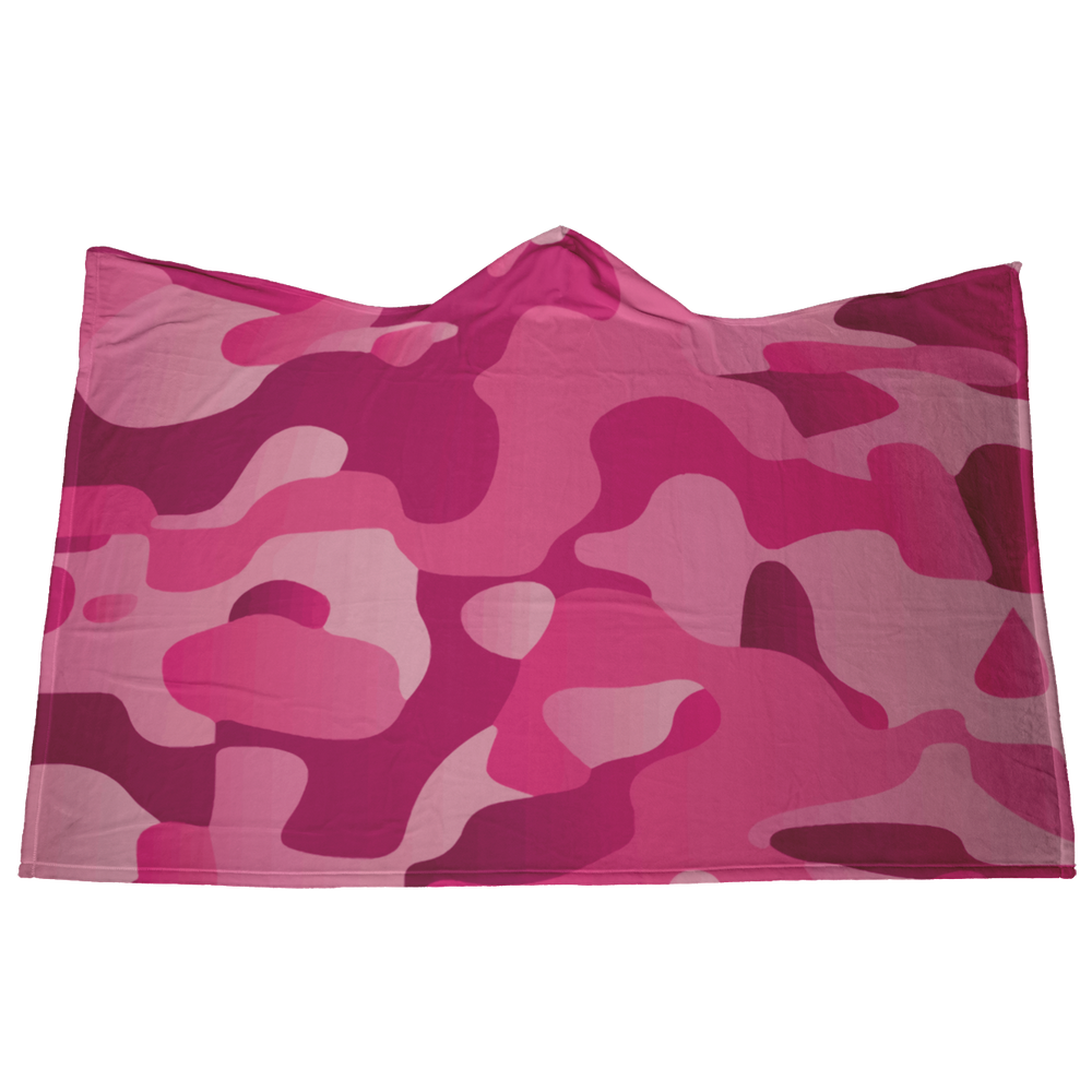 Pink Hooded Blanket