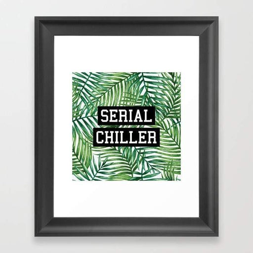 Deny Designs Framed Art Prints Serial Chiller Frame