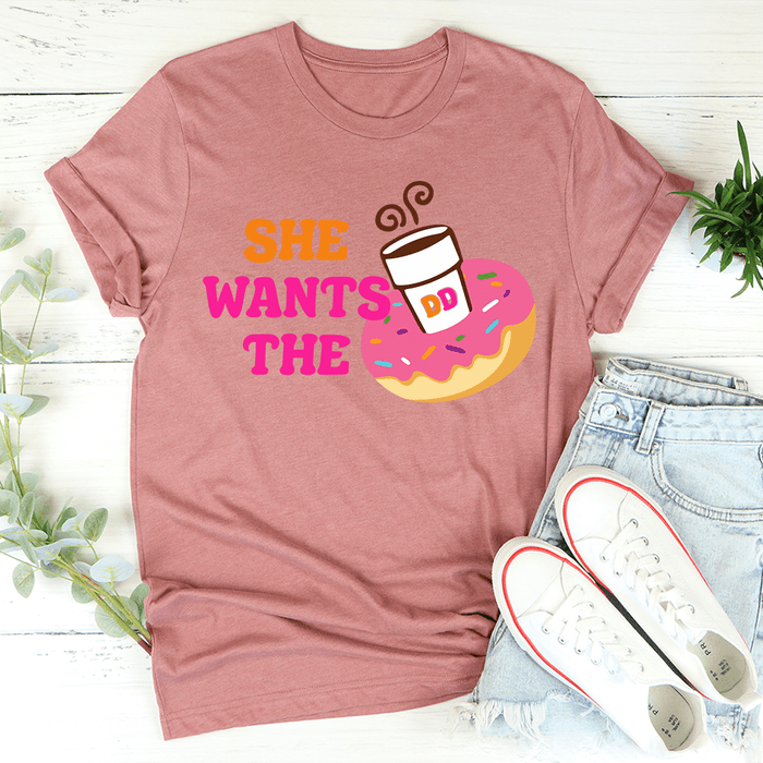 She Wants Donuts Tee