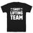 GYM FIT T-SHIRT SHOT LIFTING TEAM WHITE PRINT T-SHIRT