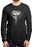 M Nidal Khan T-shirt Skull Full Sleeves Black T-shirt