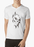 Aneeq Arshad T-shirt SMALL / White Skull Sketch Half Sleeves V-Neck T-shirt