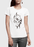 Aneeq Arshad Women T-Shirt SMALL / White Skull Sketch Half Sleeves Women T-shirt