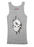 Aneeq Arshad Tank Top SMALL / Gray Skull Sketch Tank Top