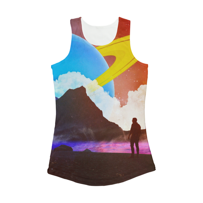 VIRGIN TEEZ Women Tank top White / XS Sky is the Limit Women Performance Tank Top