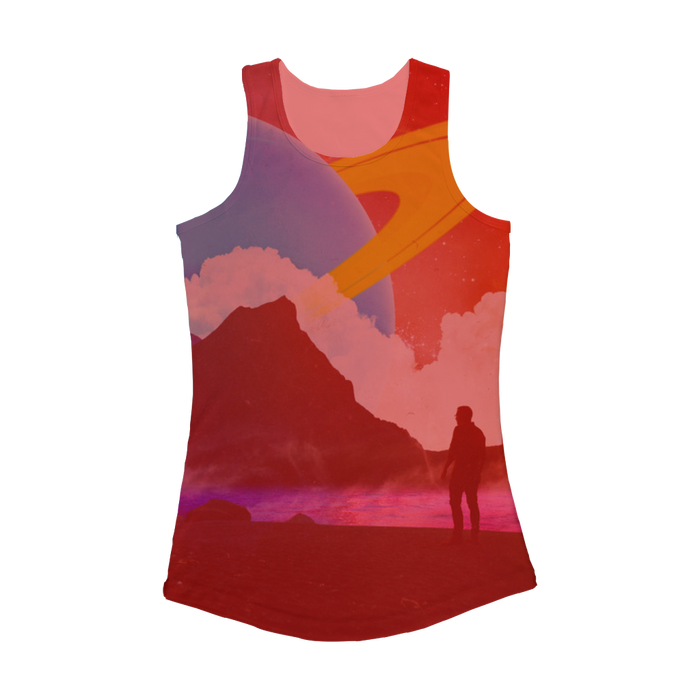 VIRGIN TEEZ Women Tank top Electric Pink / XS Sky is the Limit Women Performance Tank Top