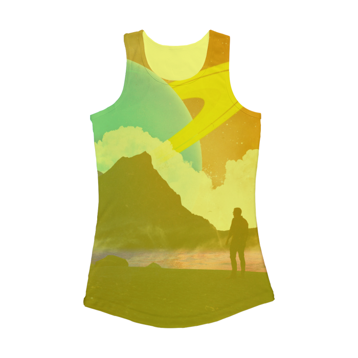 VIRGIN TEEZ Women Tank top Electric Yellow / XS Sky is the Limit Women Performance Tank Top