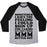 Virgin Teez  Baseball Tee Unisex Tri-Blend Baseball Tee / small / Athletic Gray / Black SOMETIMES I HAVE THE FEELING I COULD SIGN UP FOR CARDIO THEN I THINK MMM BETTER NOT UNISEX TRI-BLEND BASEBALL TEE
