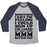 Virgin Teez  Baseball Tee Unisex Tri-Blend Baseball Tee / small / Athletic Gray / Navy SOMETIMES I HAVE THE FEELING I COULD SIGN UP FOR CARDIO THEN I THINK MMM BETTER NOT UNISEX TRI-BLEND BASEBALL TEE