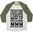 Virgin Teez  Baseball Tee Unisex Tri-Blend Baseball Tee / small / Oatmeal / Moss SOMETIMES I HAVE THE FEELING I COULD SIGN UP FOR CARDIO THEN I THINK MMM BETTER NOT UNISEX TRI-BLEND BASEBALL TEE