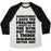 Virgin Teez  Baseball Tee Unisex Tri-Blend Baseball Tee / small / Oatmeal / Black SOMETIMES I HAVE THE FEELING I SHOULD GO TO THE GYM UNISEX TRI-BLEND BASEBALL TEE