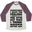 Virgin Teez  Baseball Tee Unisex Tri-Blend Baseball Tee / small / Oatmeal / Maroon SOMETIMES I HAVE THE FEELING I SHOULD GO TO THE GYM UNISEX TRI-BLEND BASEBALL TEE
