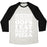 Virgin Teez  Baseball Tee Unisex Tri-Blend Baseball Tee / small / Oatmeal / Black SOMETIMES I'M HEALTHY & SOMETIMES OOPS I EAT HALF A PIZZA UNISEX TRI-BLEND BASEBALL TEE