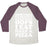 Virgin Teez  Baseball Tee Unisex Tri-Blend Baseball Tee / small / Oatmeal / Maroon SOMETIMES I'M HEALTHY & SOMETIMES OOPS I EAT HALF A PIZZA UNISEX TRI-BLEND BASEBALL TEE