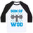 Virgin Teez  Baseball Tee Unisex Classic Baseball Tee / x-small / White/Black SON OF WOD UNISEX CLASSIC BASEBALL TEE
