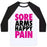Virgin Teez  Baseball Tee Unisex Classic Baseball Tee / x-small / White/Black SORE ARMS, HAPPY PAIN UNISEX CLASSIC BASEBALL TEE