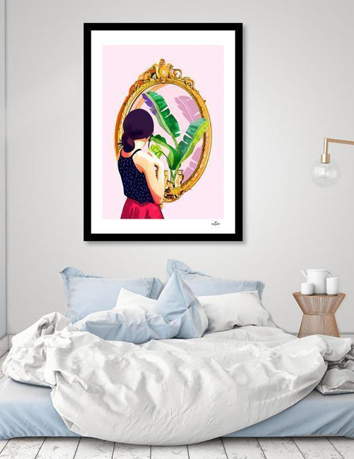 LUVD Framed Art Prints Soul Mirror Frame