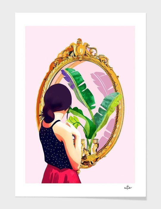 LUVD Framed Art Prints Soul Mirror Frame