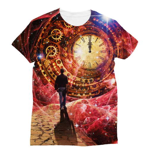 VIRGIN TEEZ Men T-Shirts XS Space and Time Classic Sublimation Women's T-Shirt