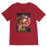 VIRGIN TEEZ Men T-Shirts Red / Unisex / S Space and Time Premium V-Neck T-Shirt