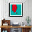 LUVD Framed Art Prints Spider Smoke Frame