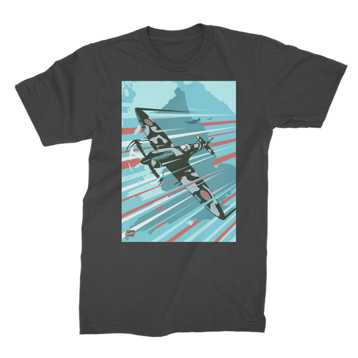 VIRGIN TEEZ Men T-Shirts Black / Male / S Spitfire Premium Jersey Men's T-Shirt