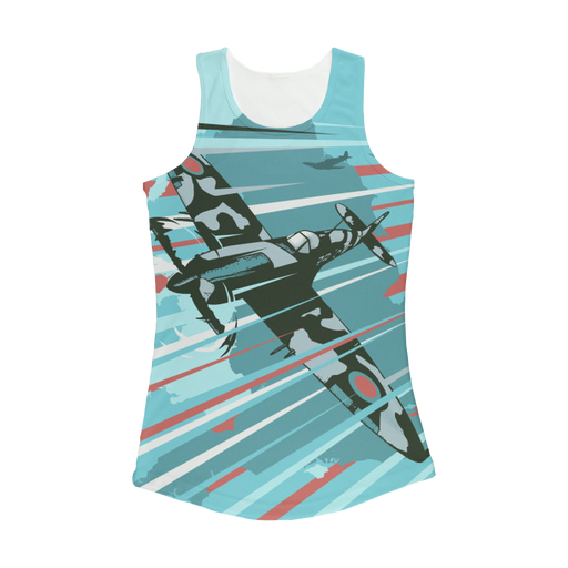 VIRGIN TEEZ Women Tank top White / XS Spitfire Women Performance Tank Top